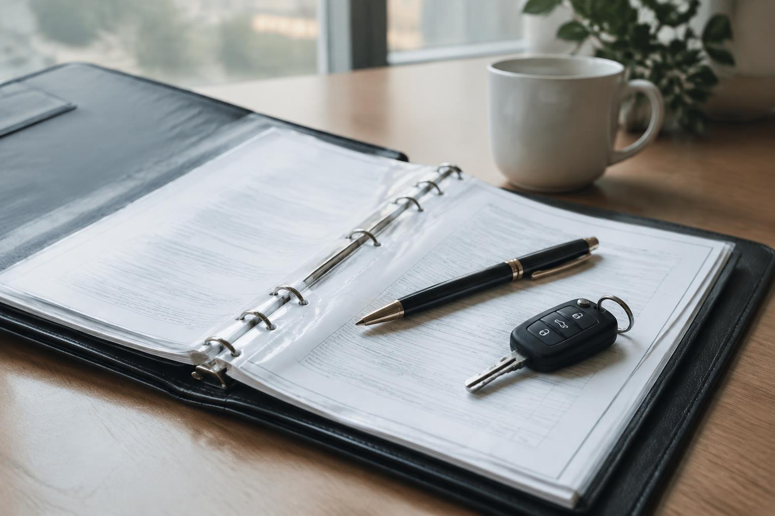 A person reviewing an auto insurance policy for uninsured motorist coverage details